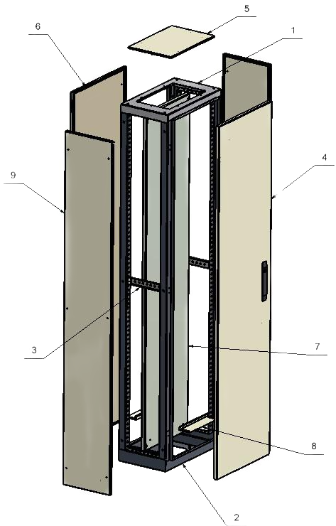 konstrukce rozváděčové skříně RS konstrukce rozváděčové skříně RS